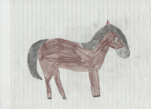 My drawing of a horse