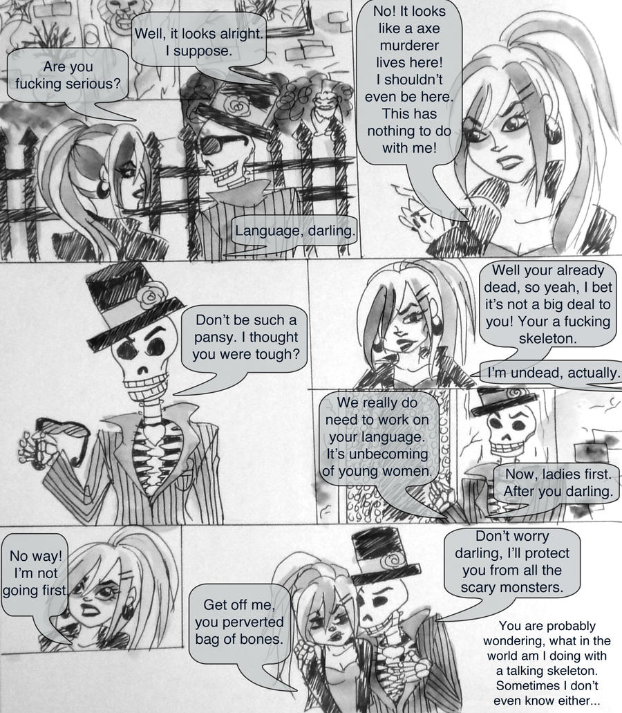 Skeleton Comic Page 1