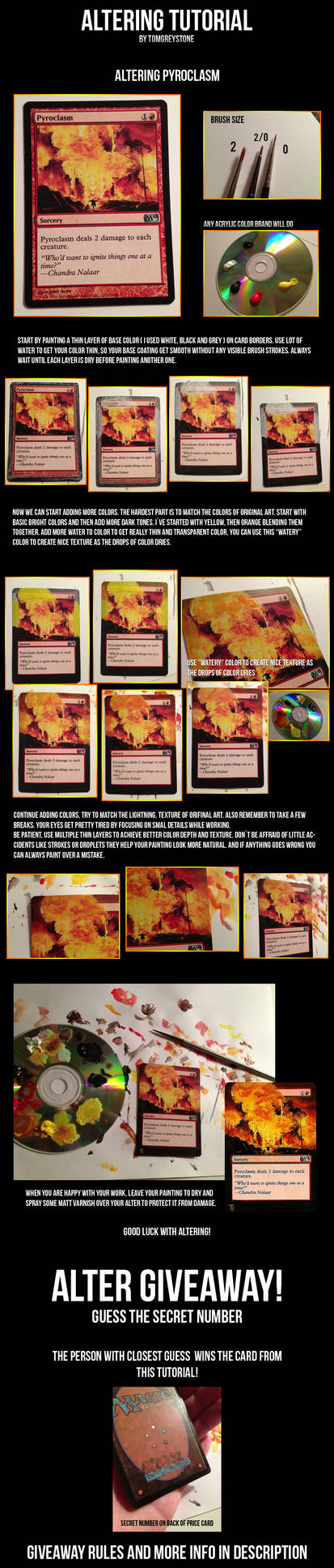 mtg card alter tutorial Creating Custom Magic: The Gathering Alters
