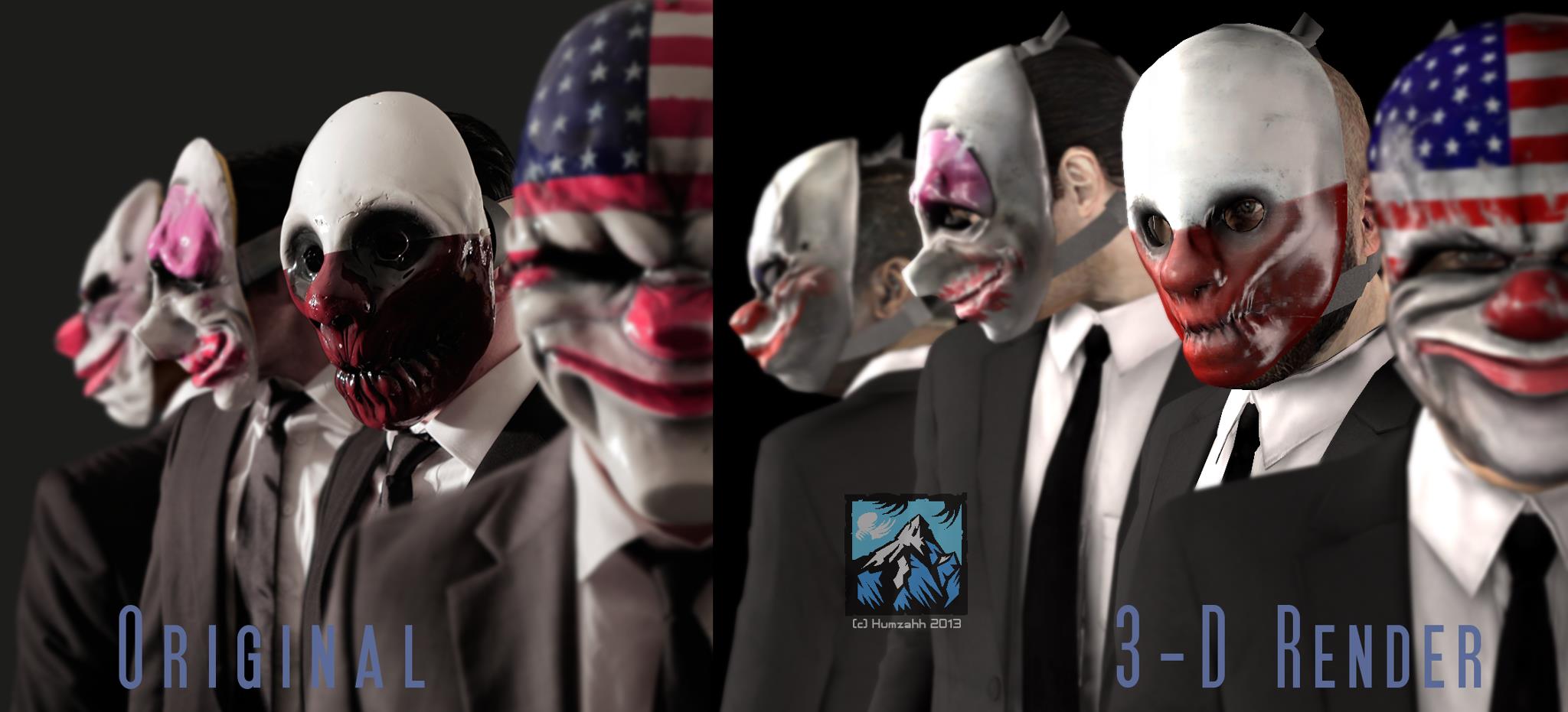 Payday 2 masks how to фото 79