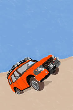 Landrover in the Desert