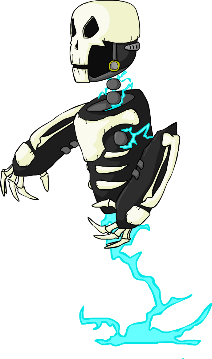 Skeleton Bot by Marvelous-Miscreant on DeviantArt