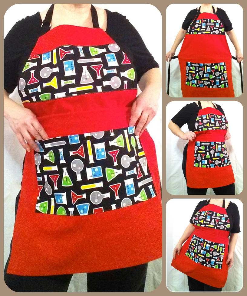 Beaker Science Fabric Made into an Apron by AllisonEast on DeviantArt