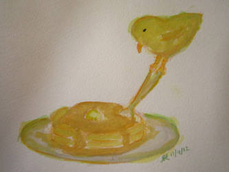 Pancakes+chick