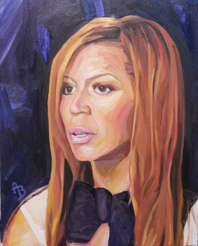 Beyonce Oil Painting by letterbomb418 on DeviantArt