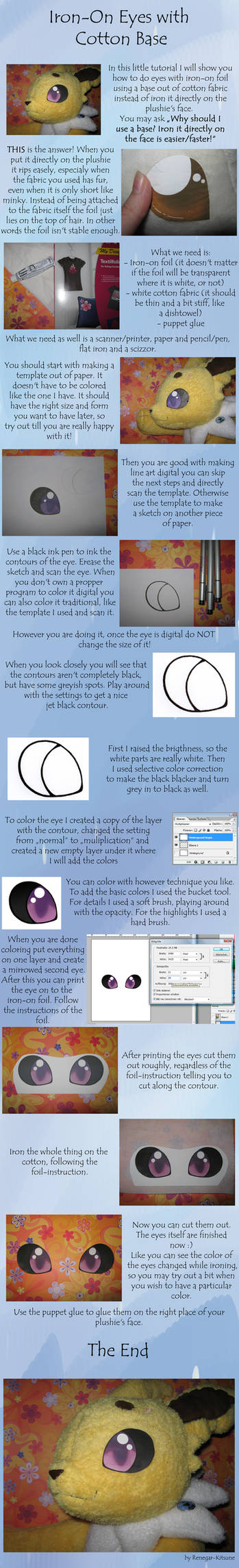 Iron On Eye Tutorial