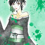 Green and black Geisha