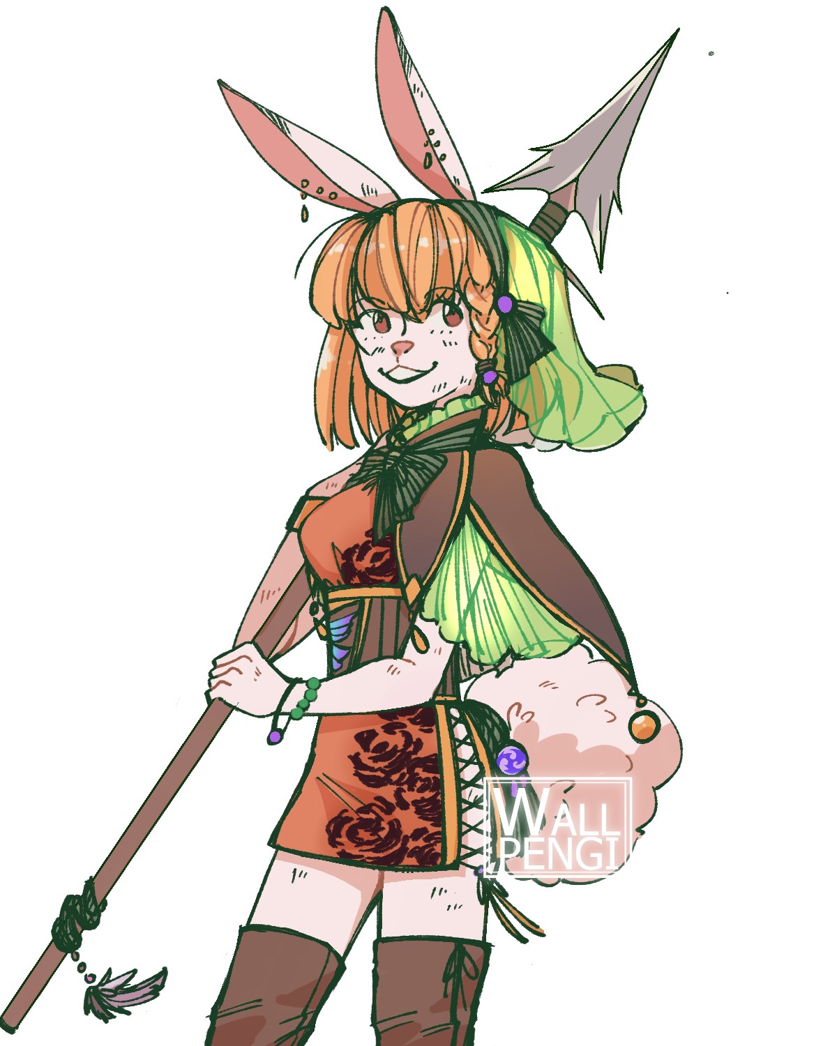 One Piece Carrot In Genshin Impact By Wallpengi On Deviantart One Piece Carrot In Genshin Impact By Wallpengi On Deviantart