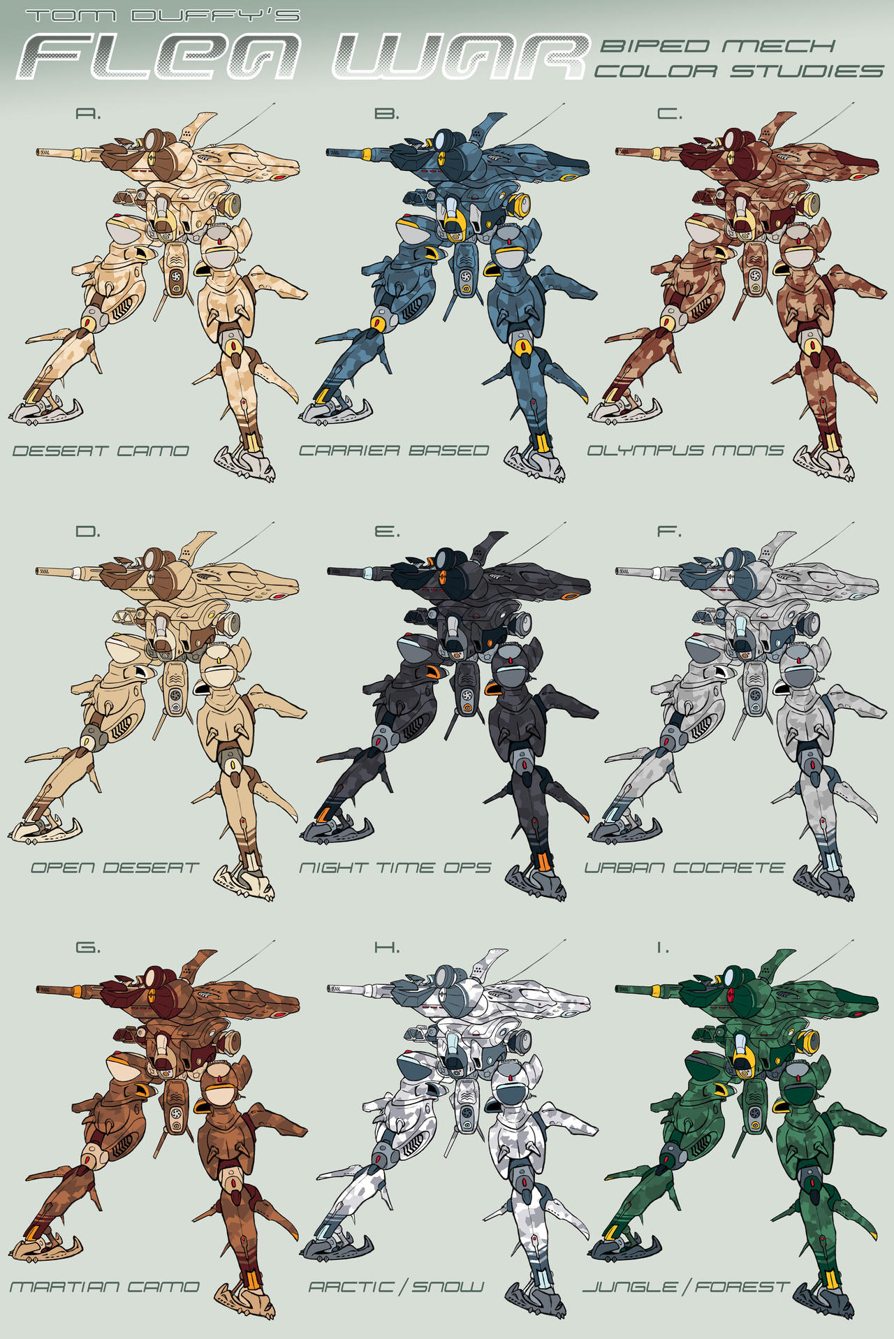 Mech Colorful Mech Collab - Color Ops by Rob-Cavanna on DeviantArt