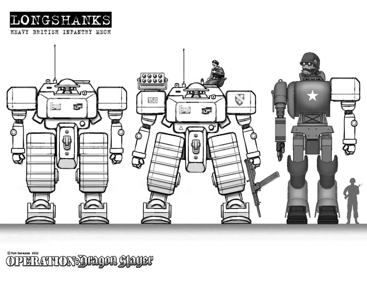 Heavy Brit Mech Concept.