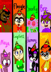 My banana splits friends! :D