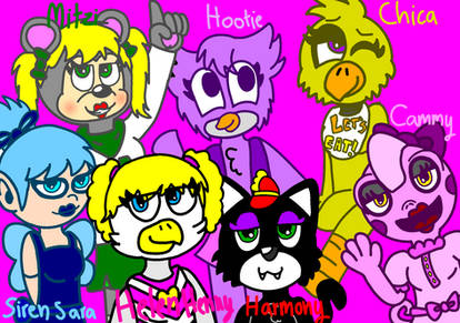 All the girl animatronics! OwO