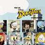 my top 10 favorite DuckTales Characters UwU