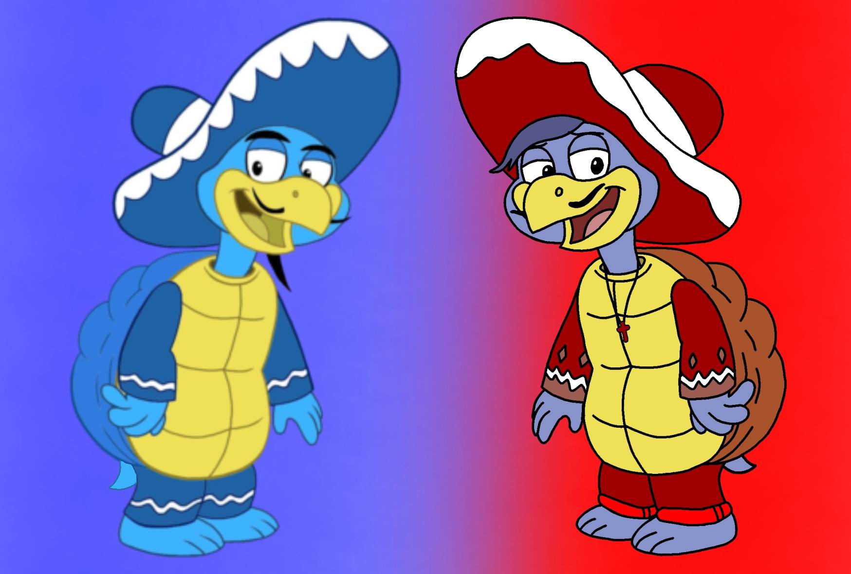 Tito Turtle Deviantart Tito and Nilo (the turtle brothers) by Bretheswan on DeviantArt