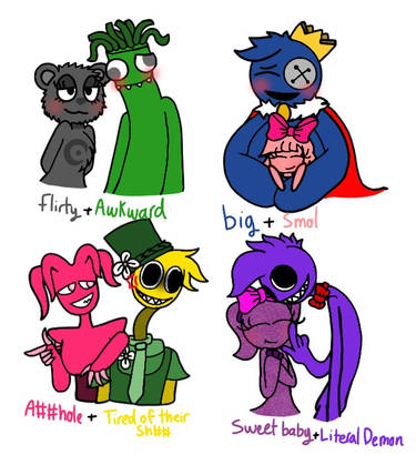 Rainbow friends: No i did not forget Purple by readelover on DeviantArt