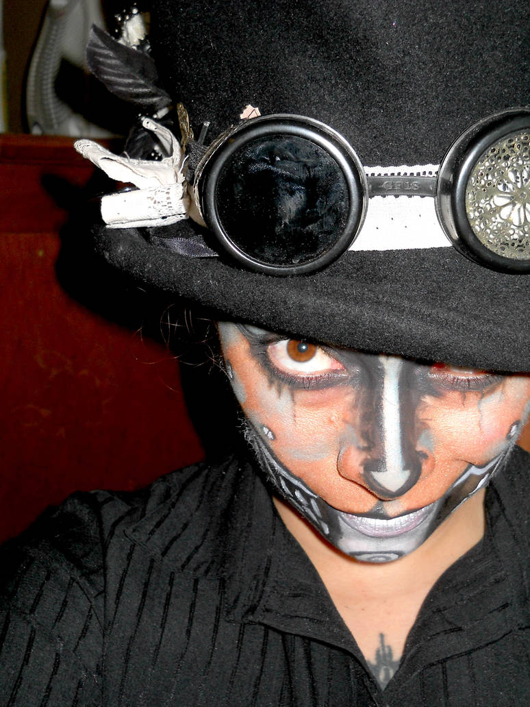 The Rabbit Make Up attempt II by SarahSteamDoll on DeviantArt