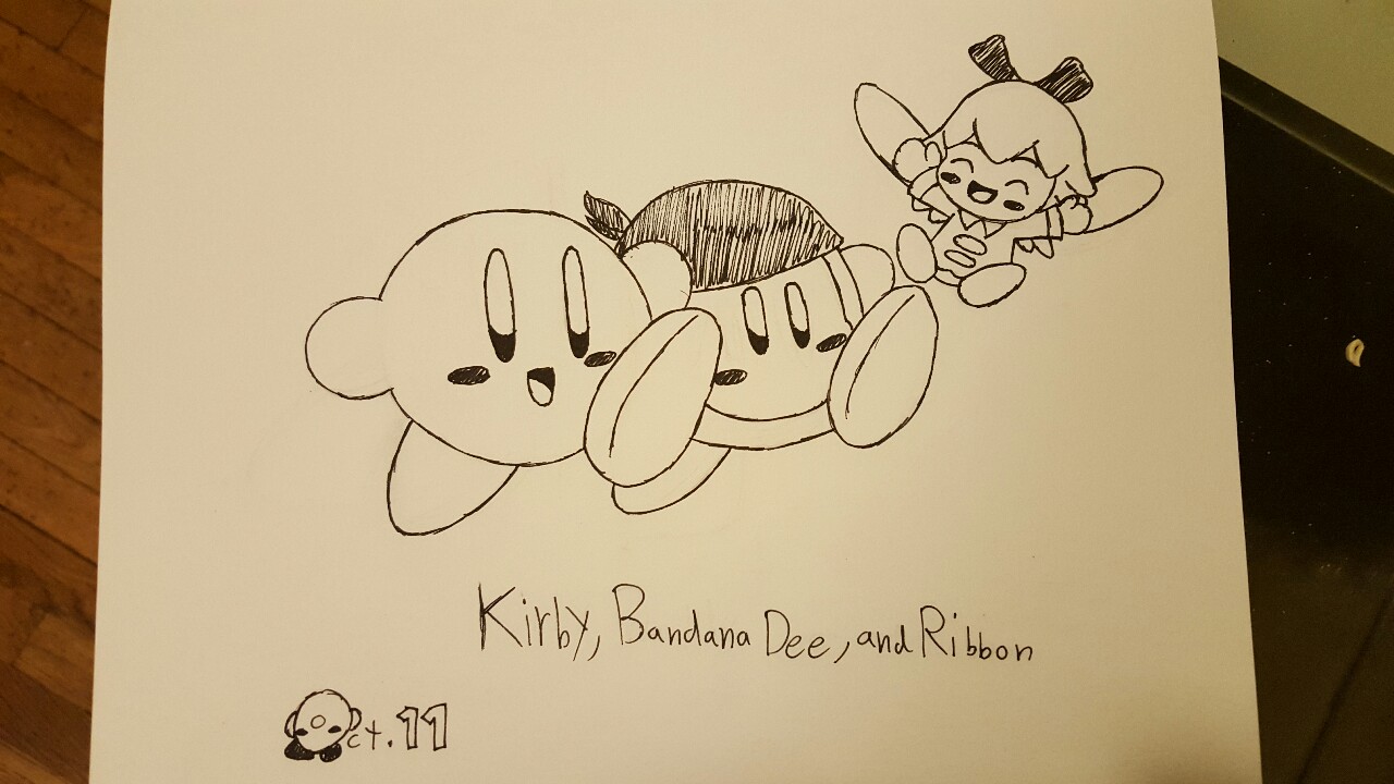 Inktober 2015 day # 11: kirby