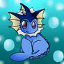 Vaporeon used Bubblebeam!