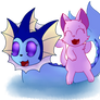 Vaporeon and Mew