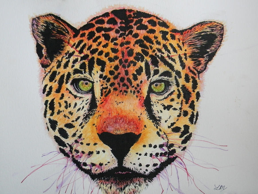 Jaguar in Watercolor