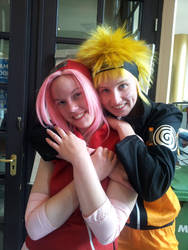 Naruto and Sakura Cosplay