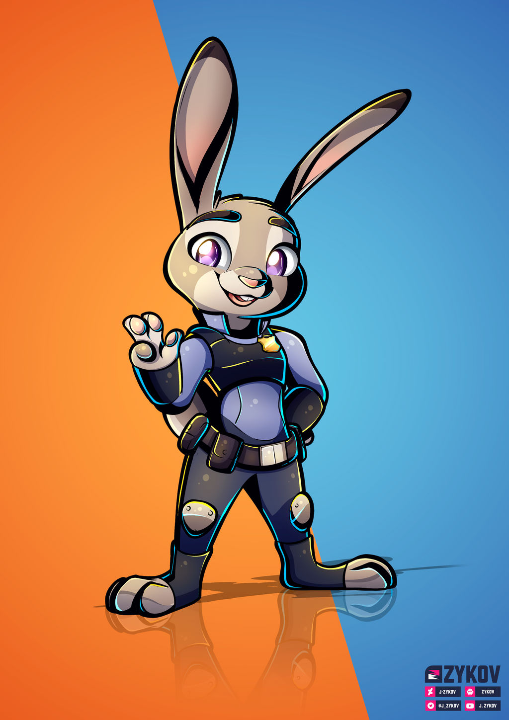 Judy Hopps by J-Zykov