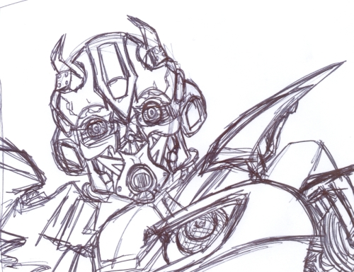 √ Bumble Bee Transformers Drawing : How To Draw Bumblebee From