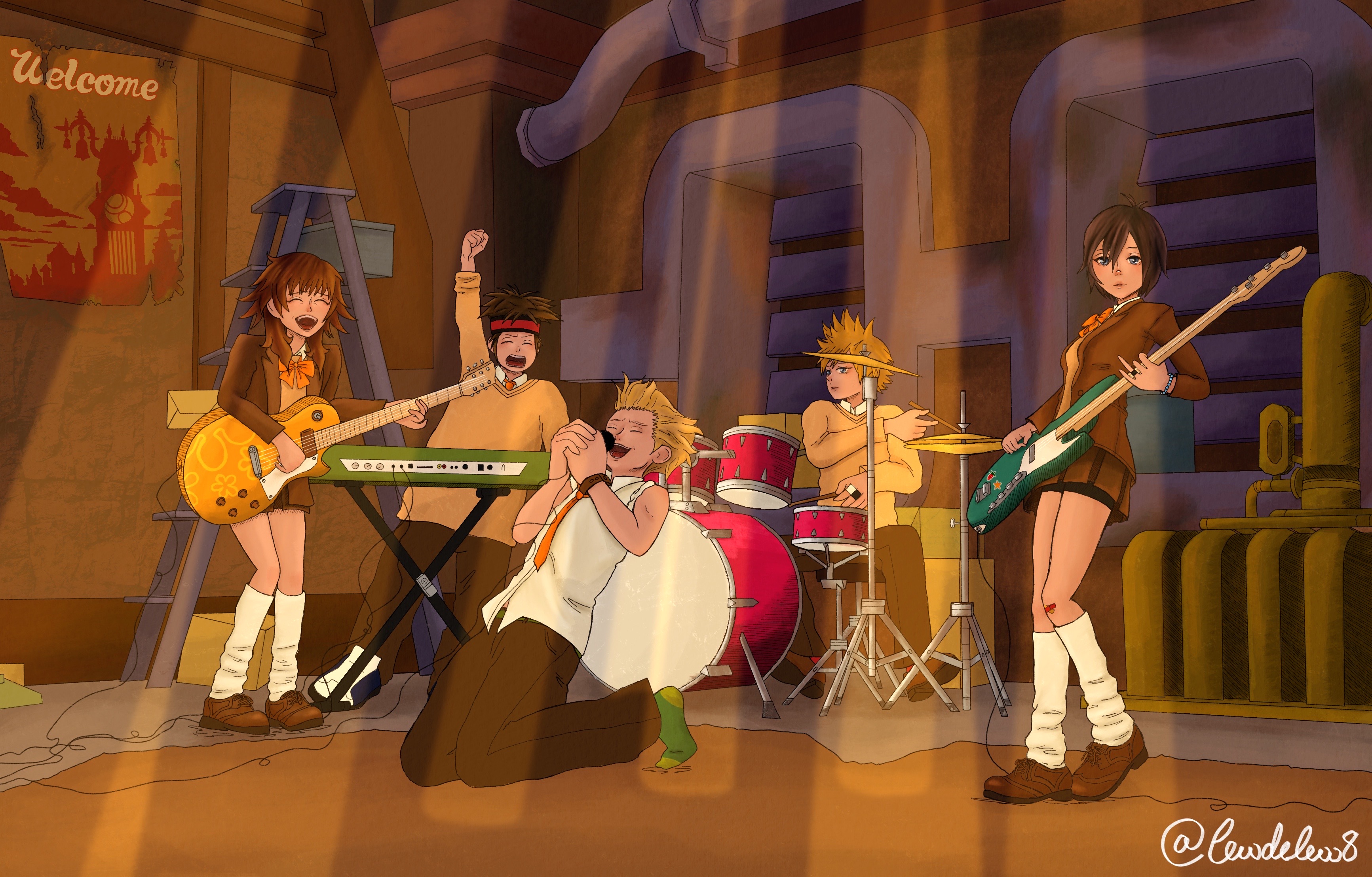 Band Deviantart Band Practice by Axelxlea on DeviantArt