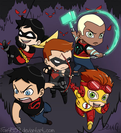 Young Justice chibies