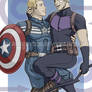 Commission - Cap/Hawkeye