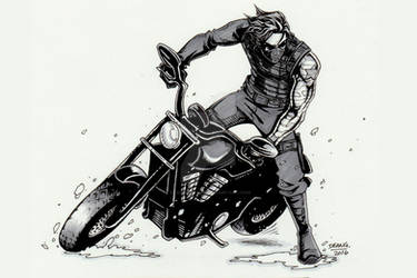 Winter Soldier motorcycle