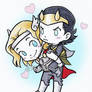 Thor Loki chibies