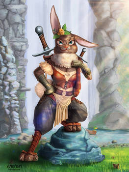 Lapin aventurier