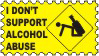 don't suport alcohol