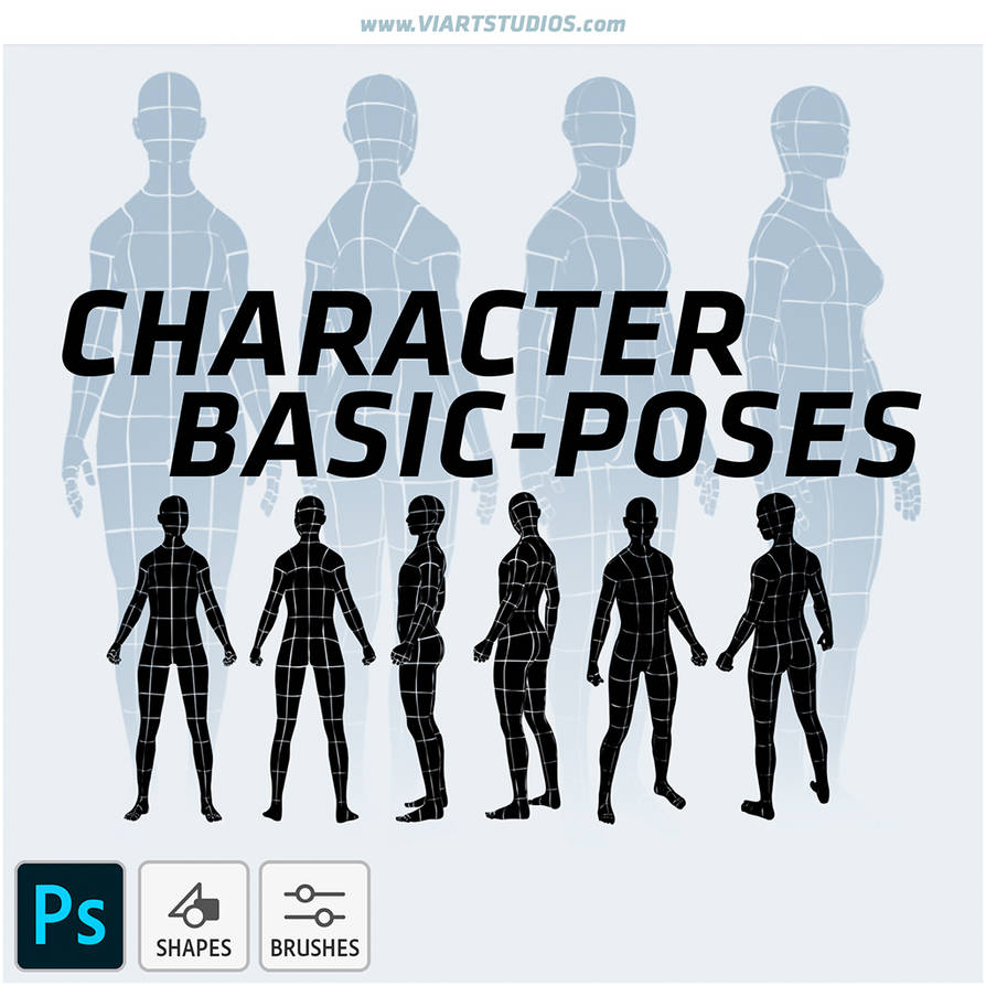 Character - Basic Poses by VIARTStudios on DeviantArt
