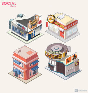 Building concepts | GameArt #socialcity
