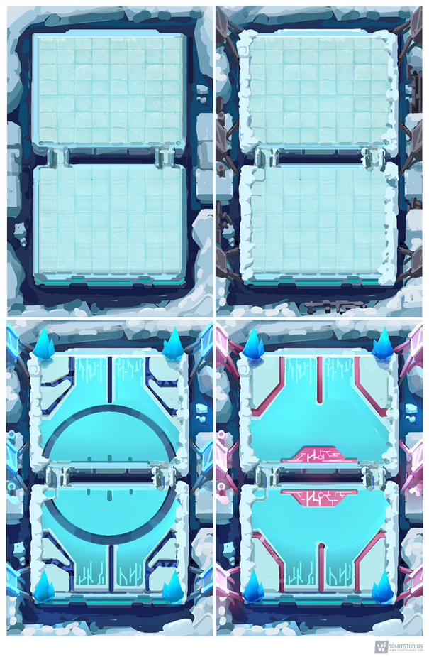 Map Ice | Environment concept by VIARTStudios on DeviantArt