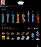 Concept Items | GameArt #guardiantales by VIARTStudios