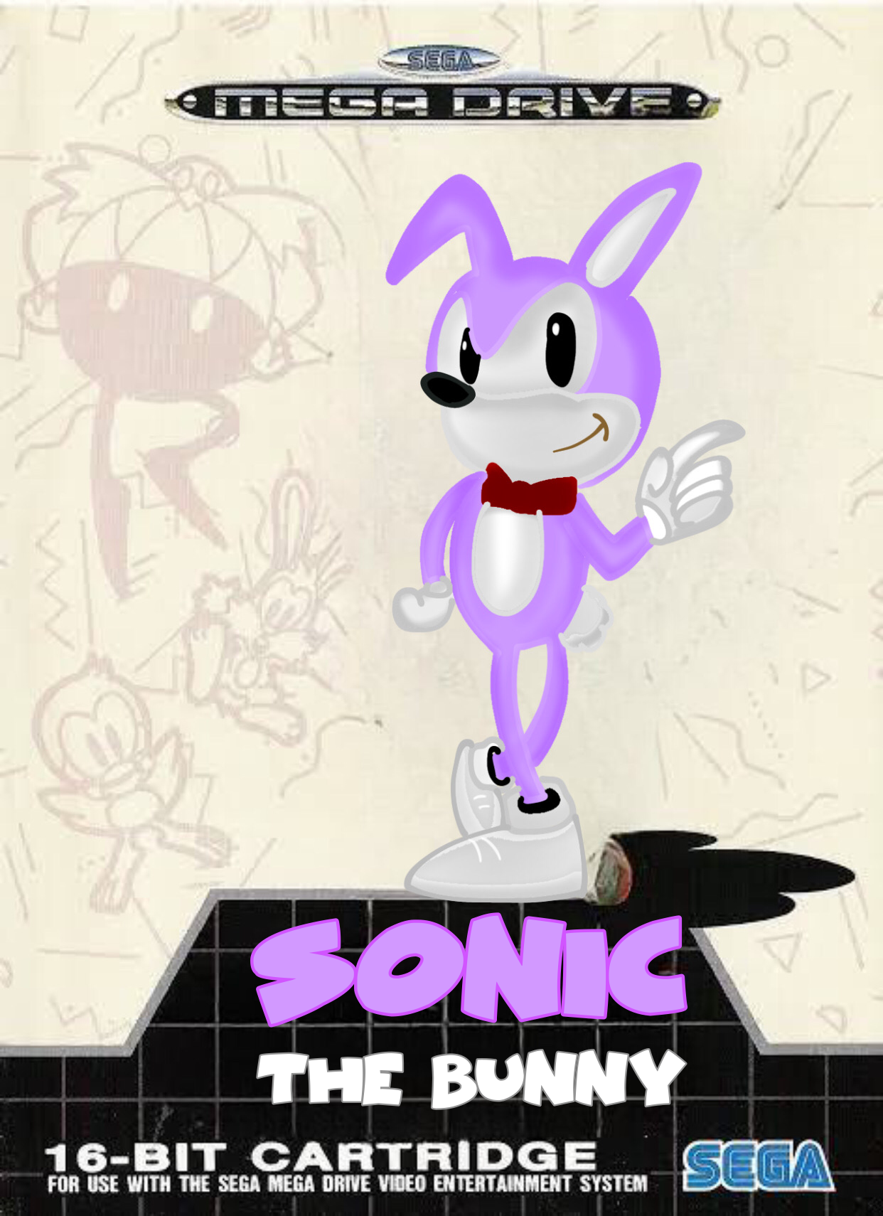 Sonic Prototype Rabbit Design Sonic the bunny by sonicacute on DeviantArt