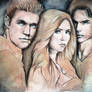 Stefan, Elena and Damon - TVD