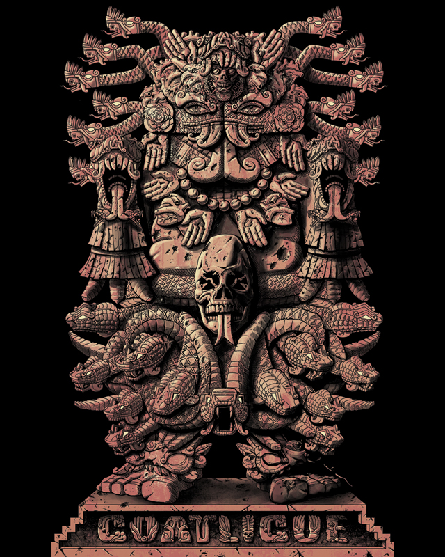 Coatlicue by qetza on DeviantArt