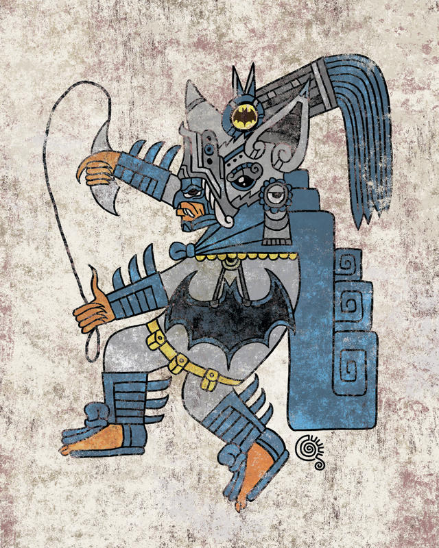 Aztec Batman by qetza on DeviantArt