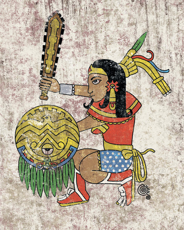 Aztec Wonder Woman by qetza on DeviantArt