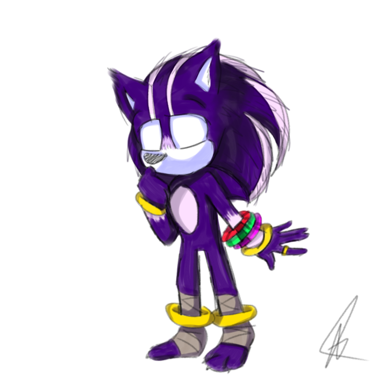 Drawing Sonic - (DarkSpine Sonic Super-Form Style!) 