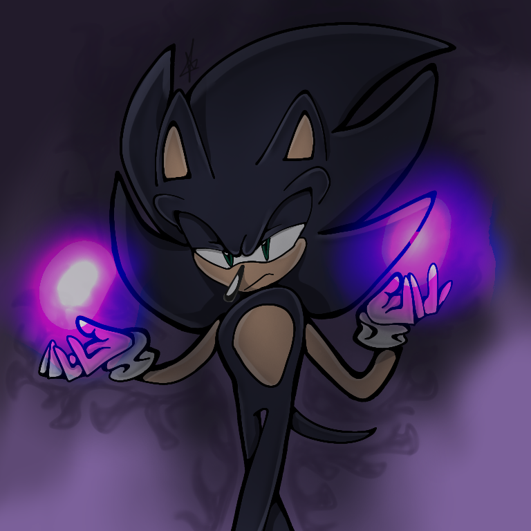 Sonic x remake dark sonic by alissVamphog1823 on DeviantArt