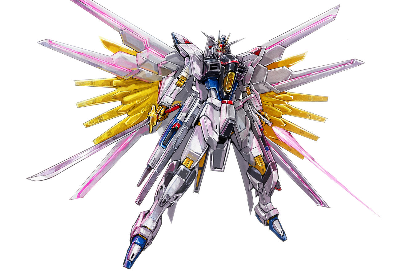 mighty freedom gundam by cirenk on DeviantArt