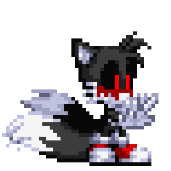 Tails.exe counting wiht his fingers sprites by crisninja410 on DeviantArt