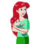 Ariel holding Christian