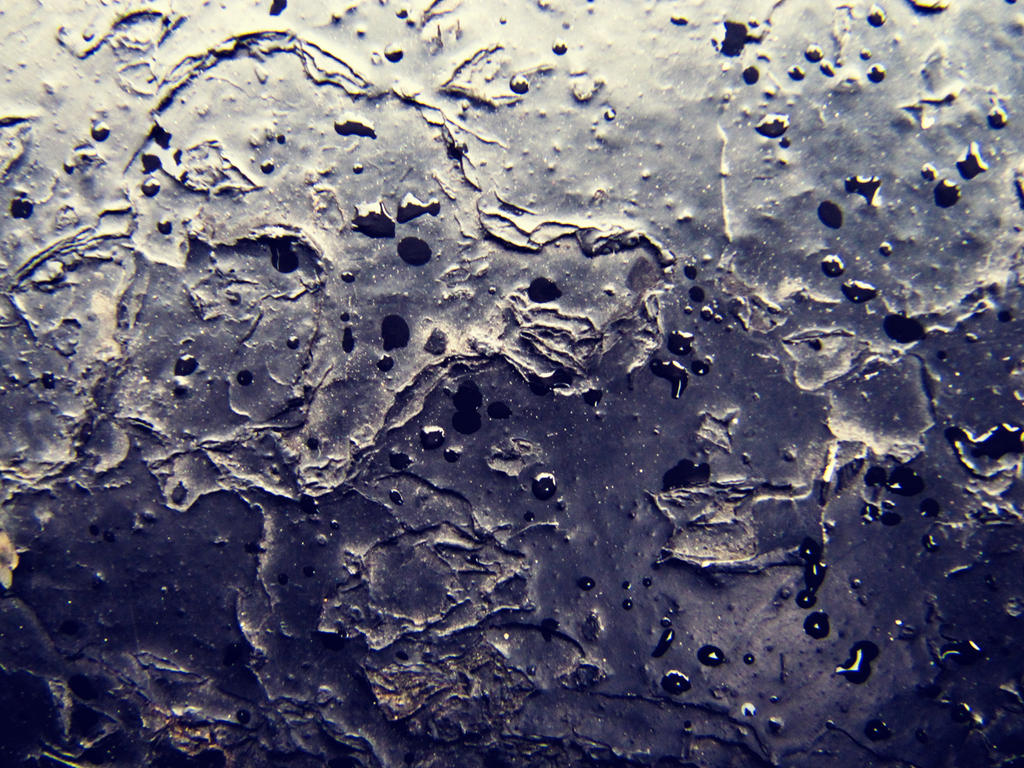 texture of metal and rain