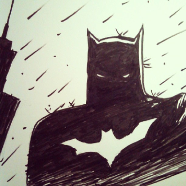 Batman in the Rain